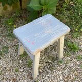 Small vintage wooden stool