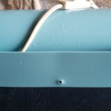 Vintage blue tilting wall lamp