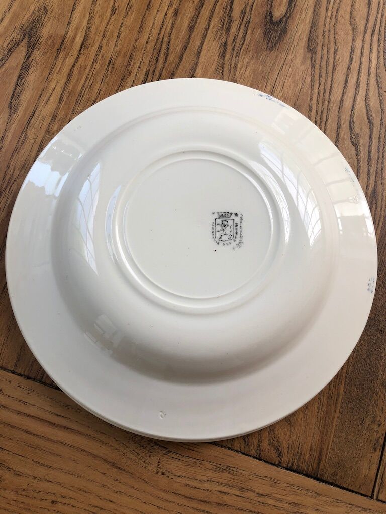 Set de 5 assiettes faïencerie des Chères