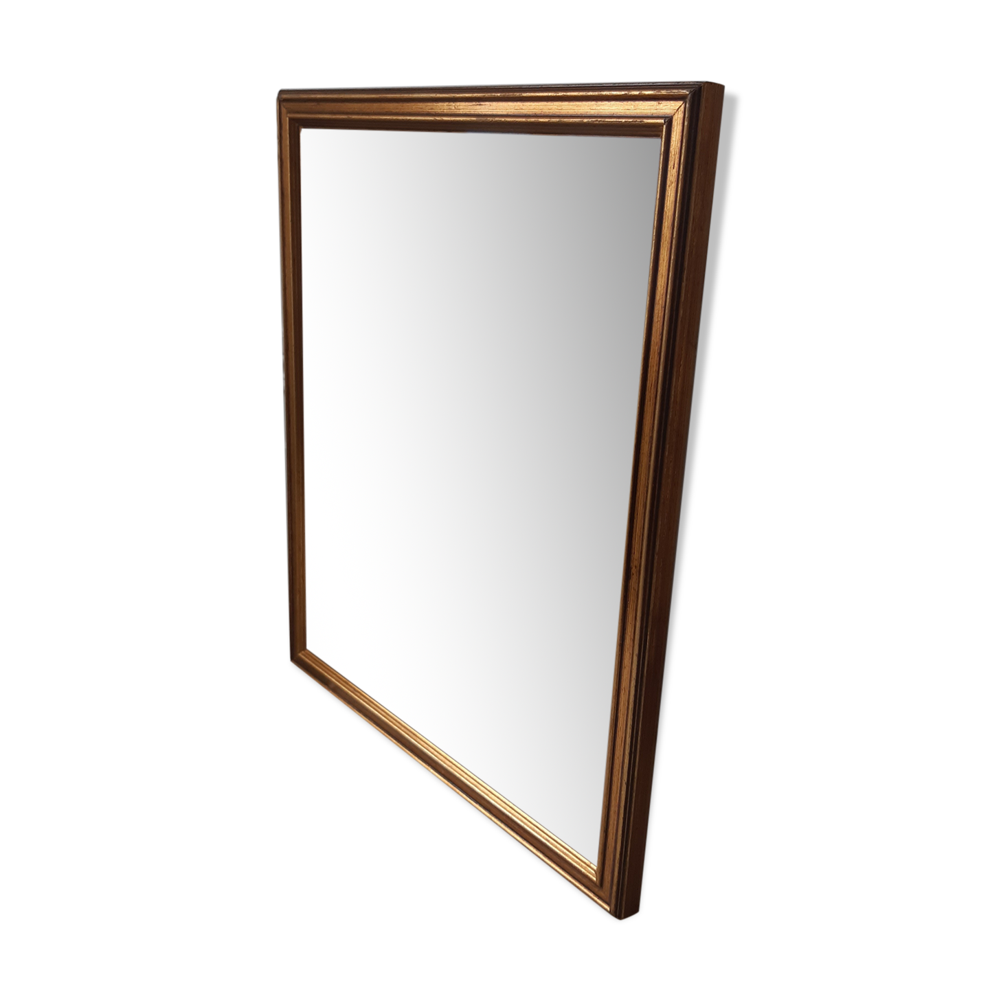 Mirror in gilded wood to hang 50s