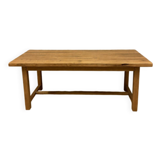Large solid wood farmhouse table – country style