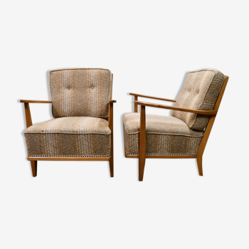 Pair of designer armchairs