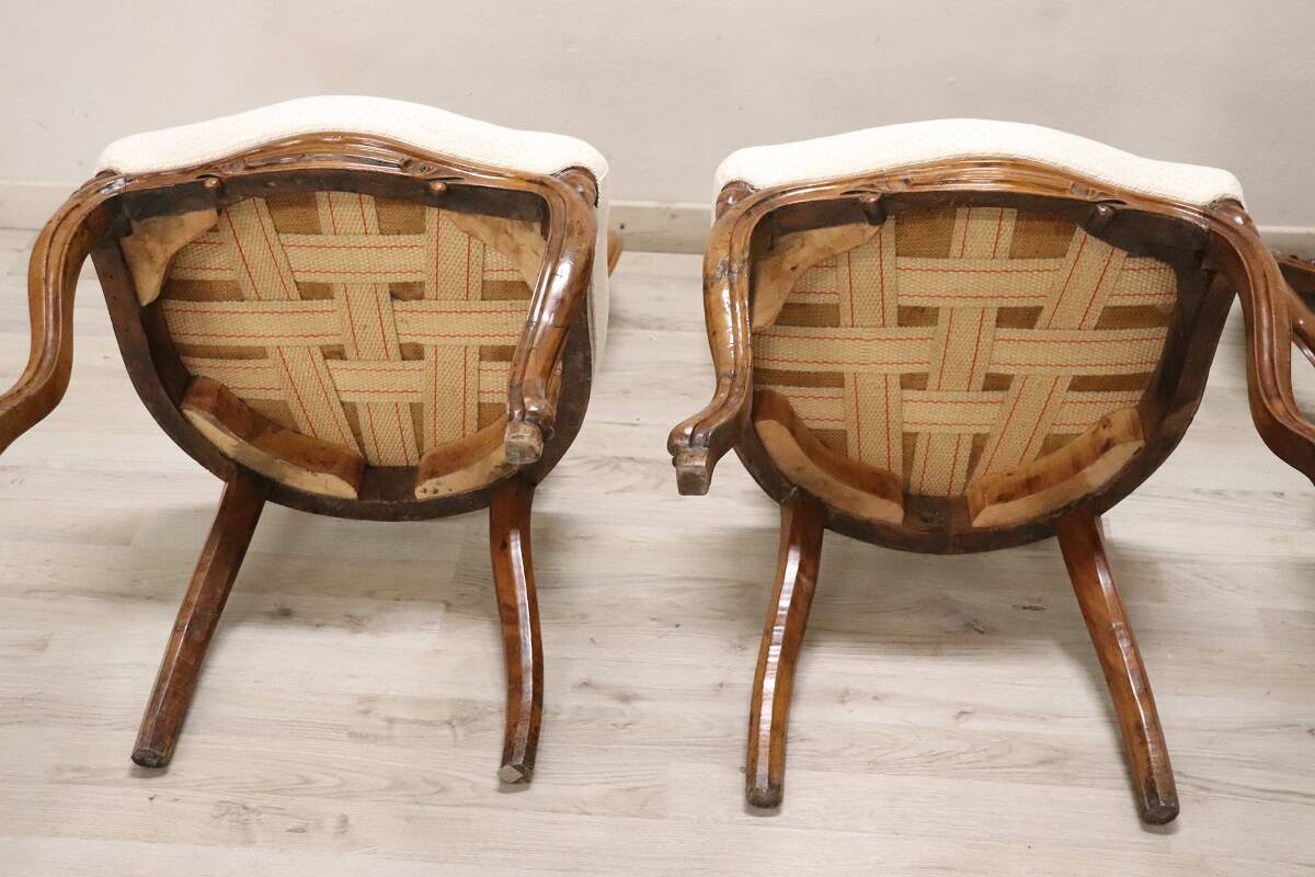 19th Century Walnut Dining Chairs