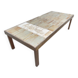 Roger Capron coffee table, green gray tones