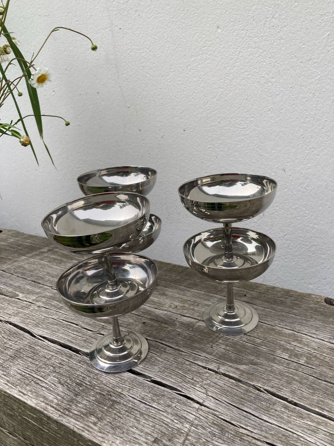 6 Rémy Letang stainless steel bowls