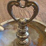 Brass and Onyx Ashtray