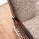 Fauteuil et ottoman Thonet 411 Bauhaus en tissu bouclé