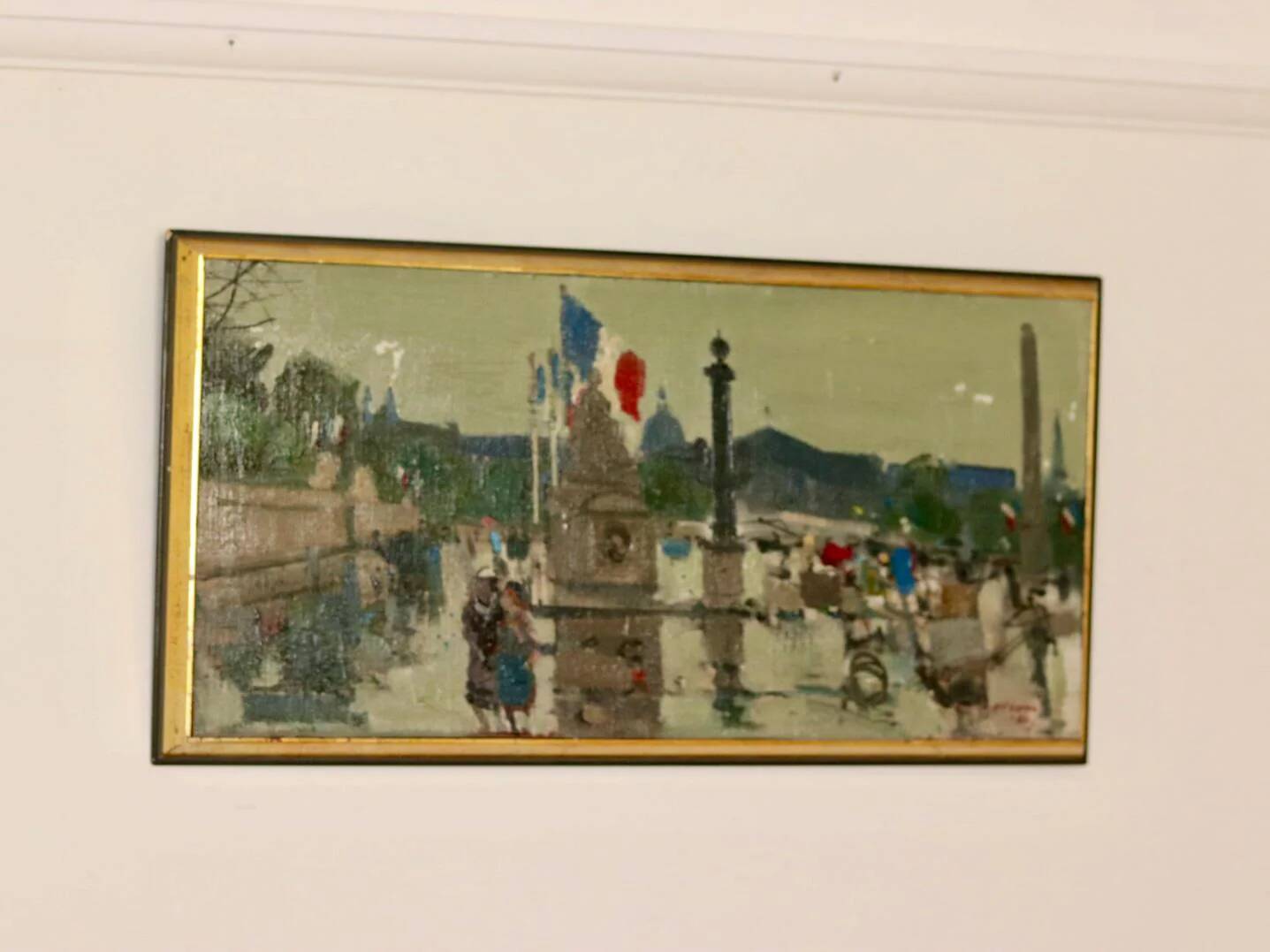 « Scène de rue française » par Olson
