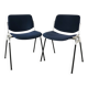 Pair of modernist chairs, Anonima Castelli, designed by G. Piretti, Italy