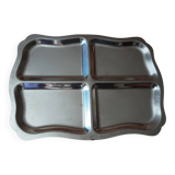Metal compartments plateau