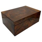 Biedermeier Box in Walnut Veneer on Maple, Austria, 1840s