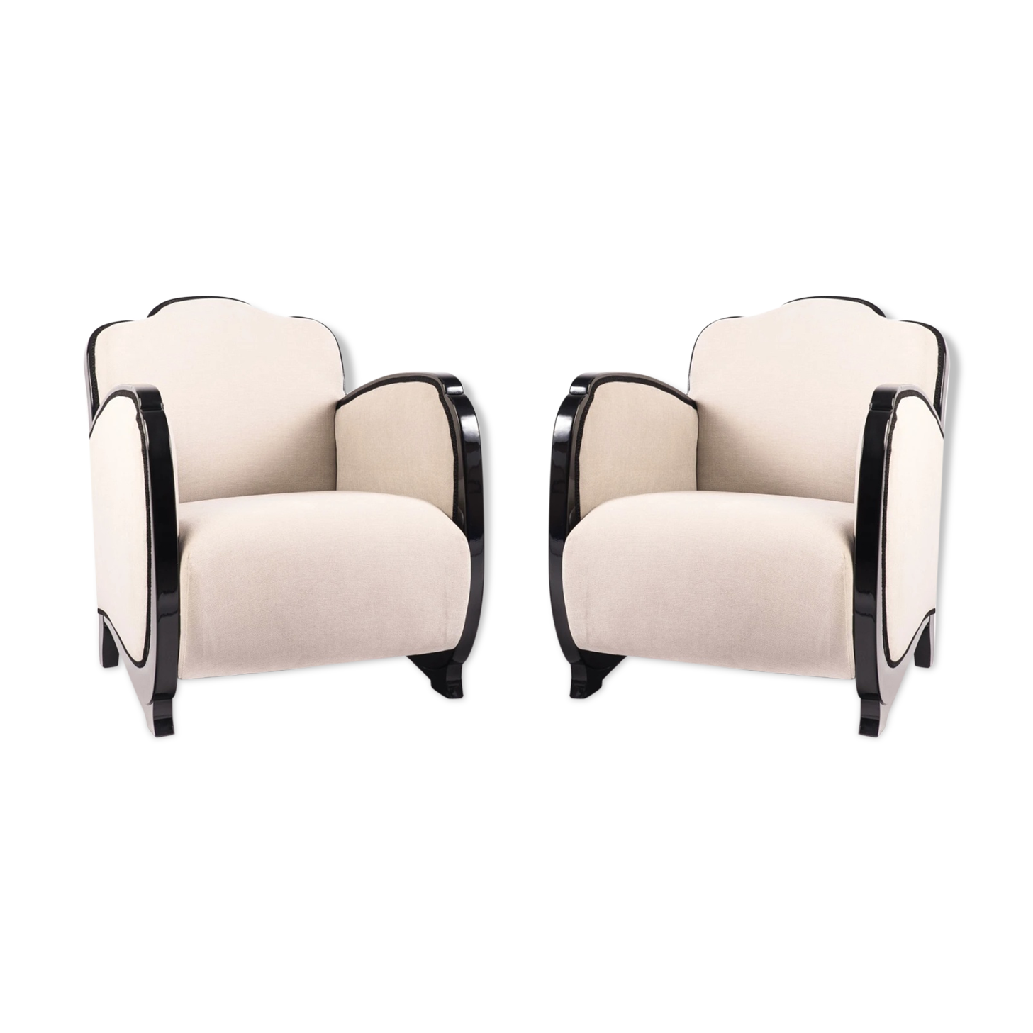 Art Deco Armchairs, 1930s