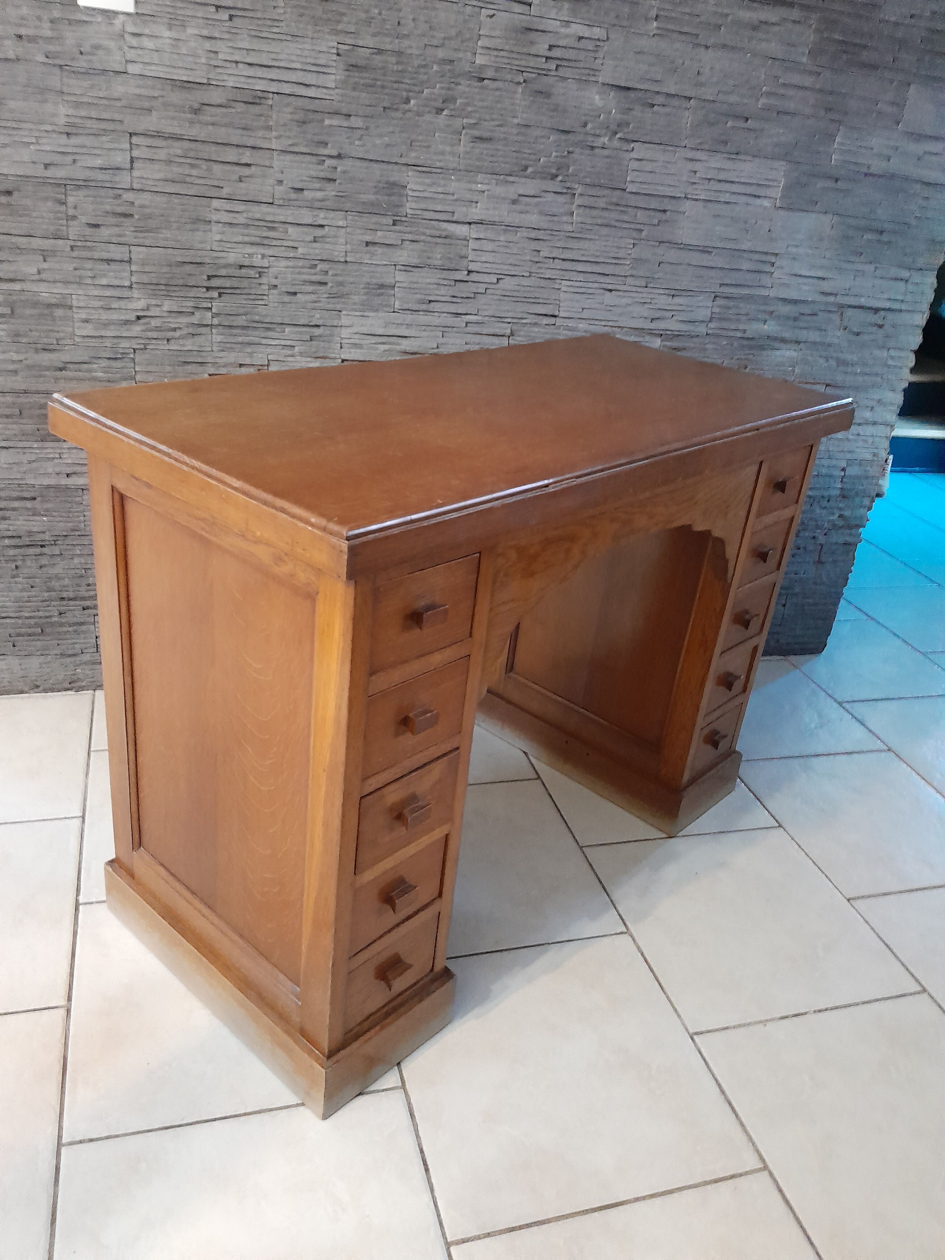 Ancien meuble de métier ou bureau vintage
