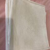 Set of very large ML monogram towel