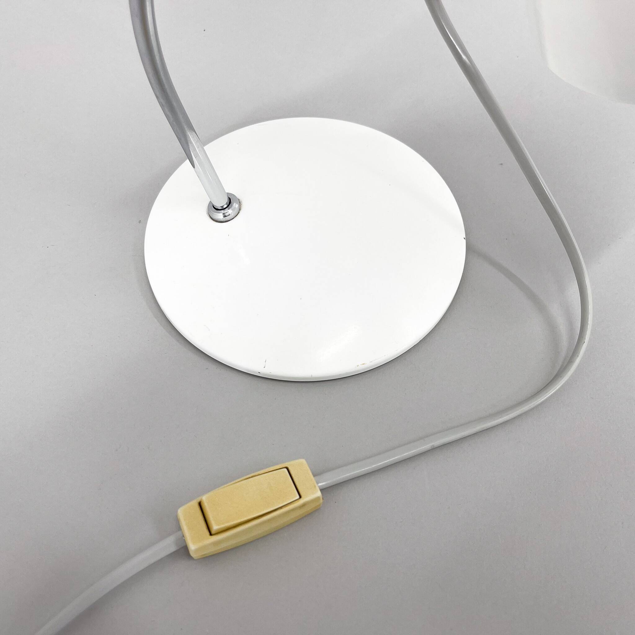 Mid-century chrome & metal table or bedside lamp, 1970s