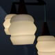 Suspension boomerang Philips design Louis Kalff années 60
