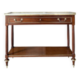 Louis XVI mahogany console