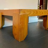 Table basse vintage pin massif