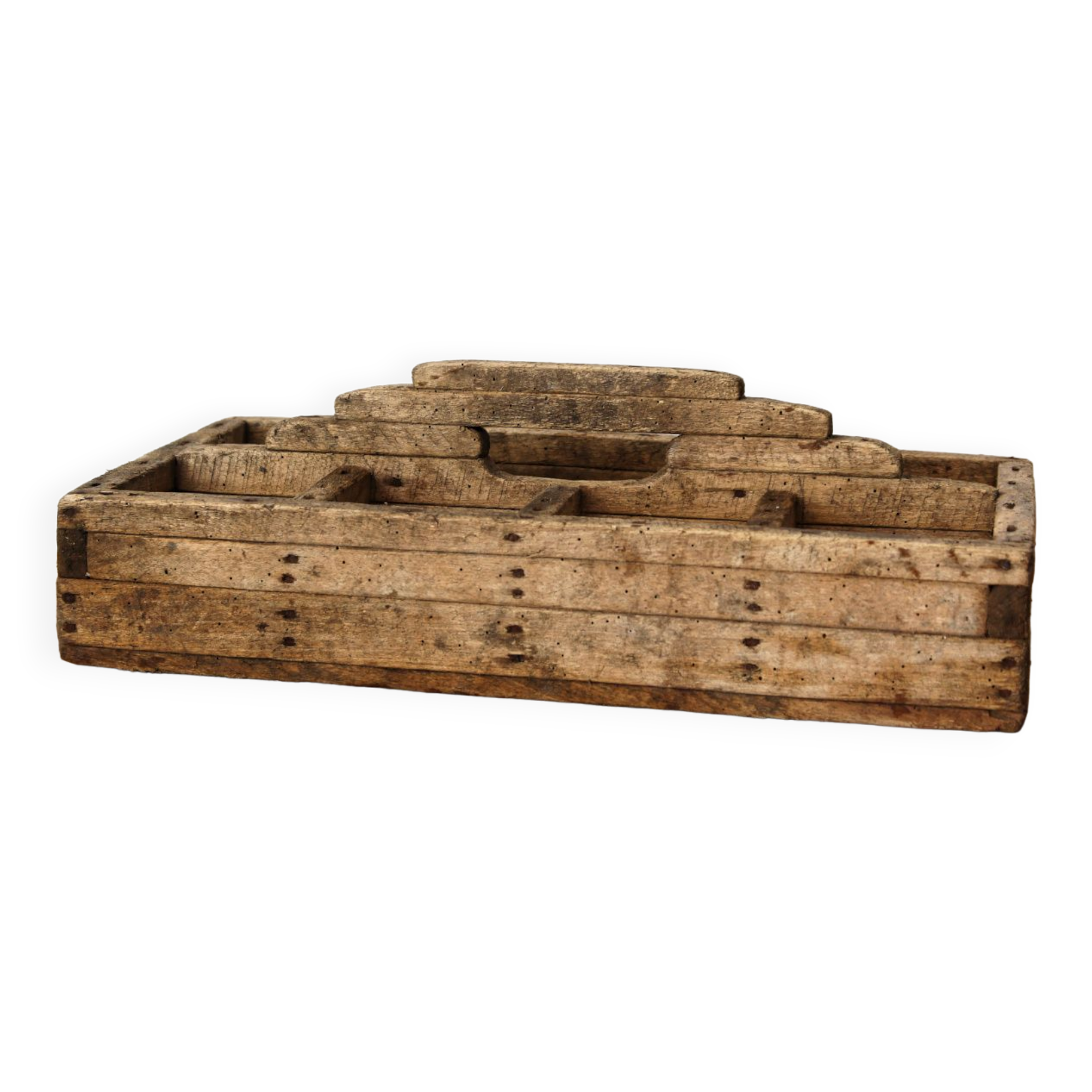 Wooden tool box, art deco