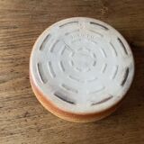 Plat à four rond Durofeu en céramique vintage ancien
