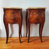 Pair of Louis XV style bedside tables