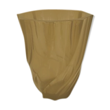 Vase en verre fumé