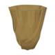 Vase en verre fumé