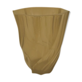 Vase en verre fumé