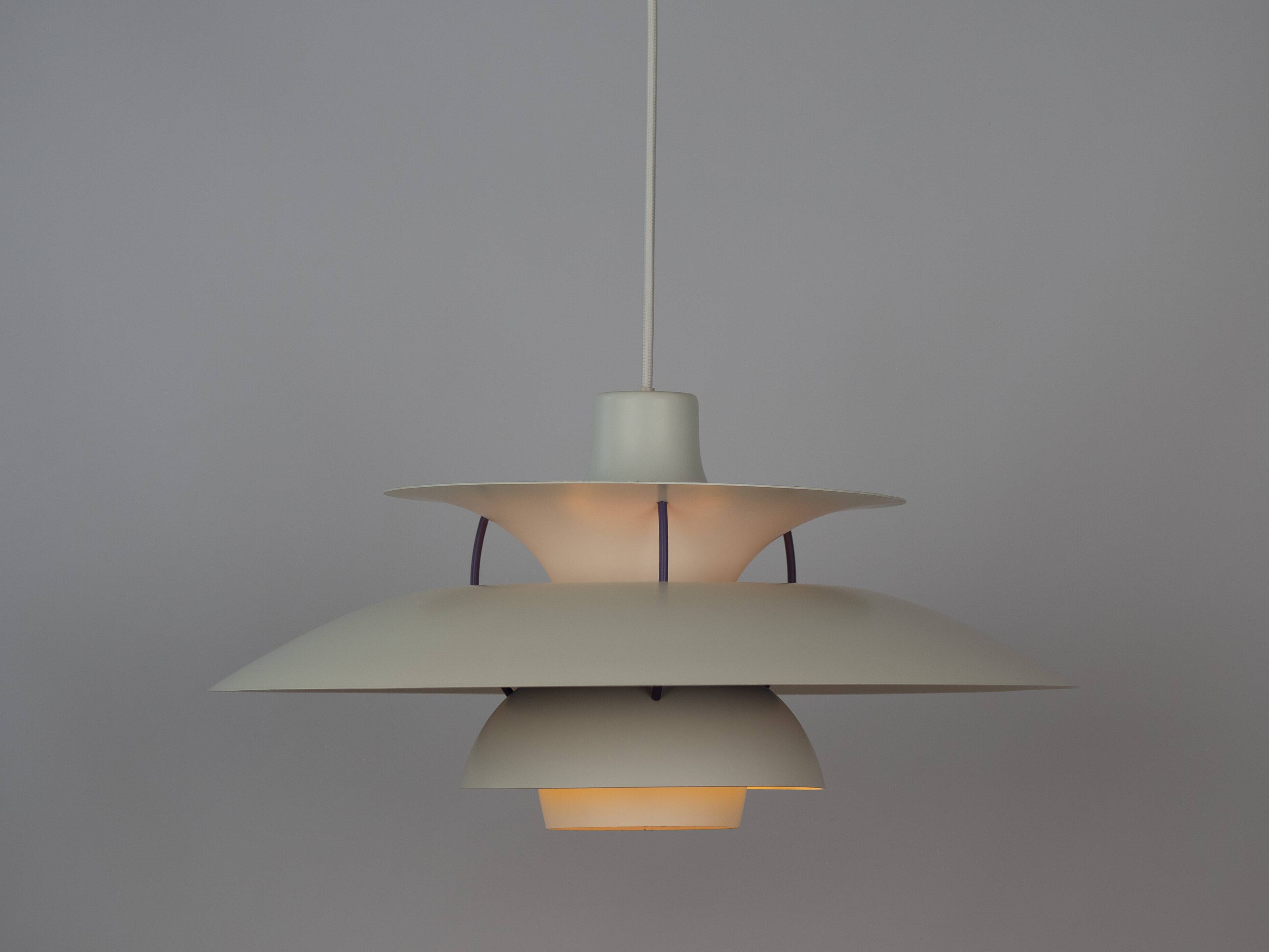Danish vintage pendant lamp PH 5 by Poul Henningsen, Louis Poulsen, 1958
