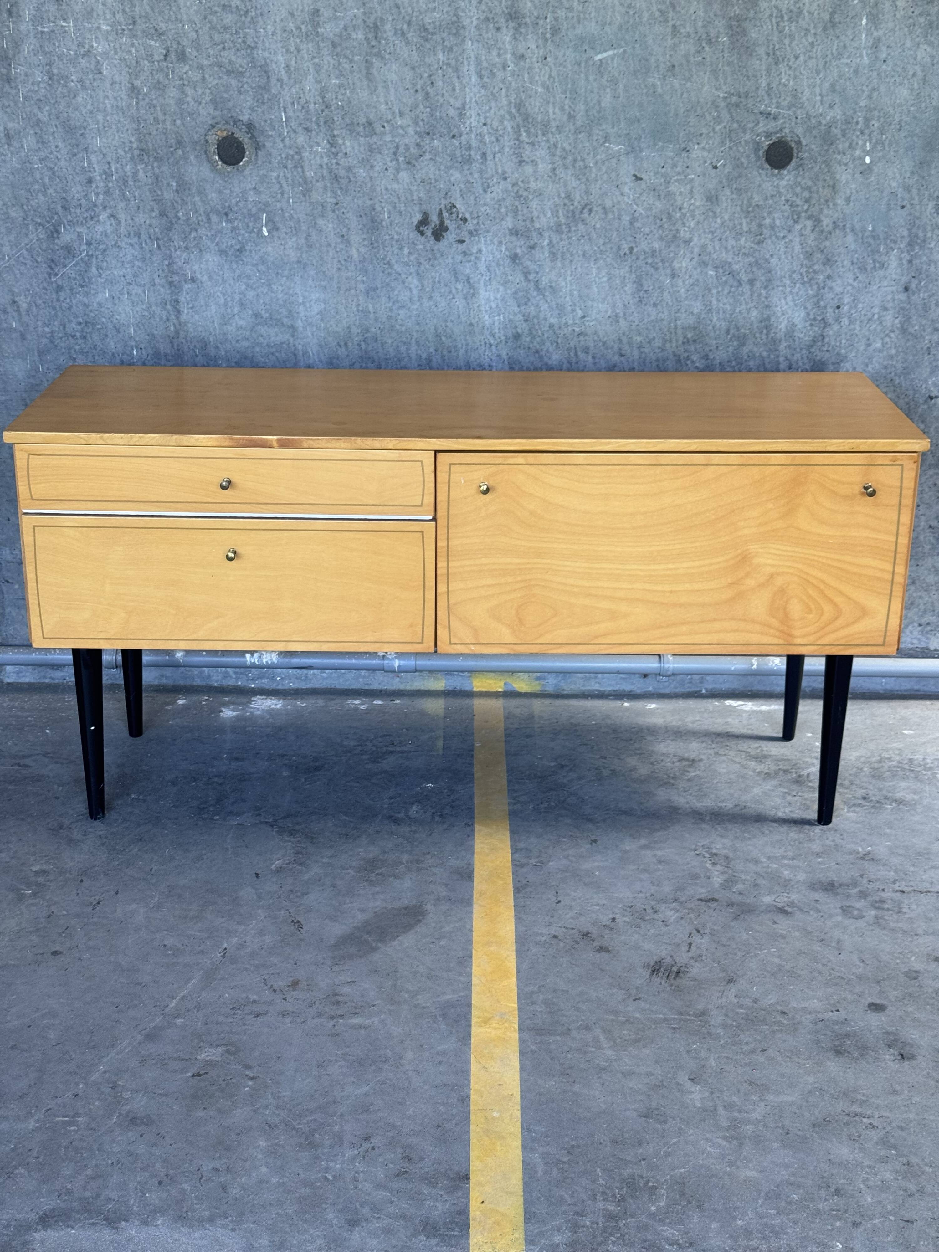 Vintage Pine Laminate Side Cabinet