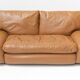 Bengodi vintage cognac leather sofas design Cini Boeri for arflex italy