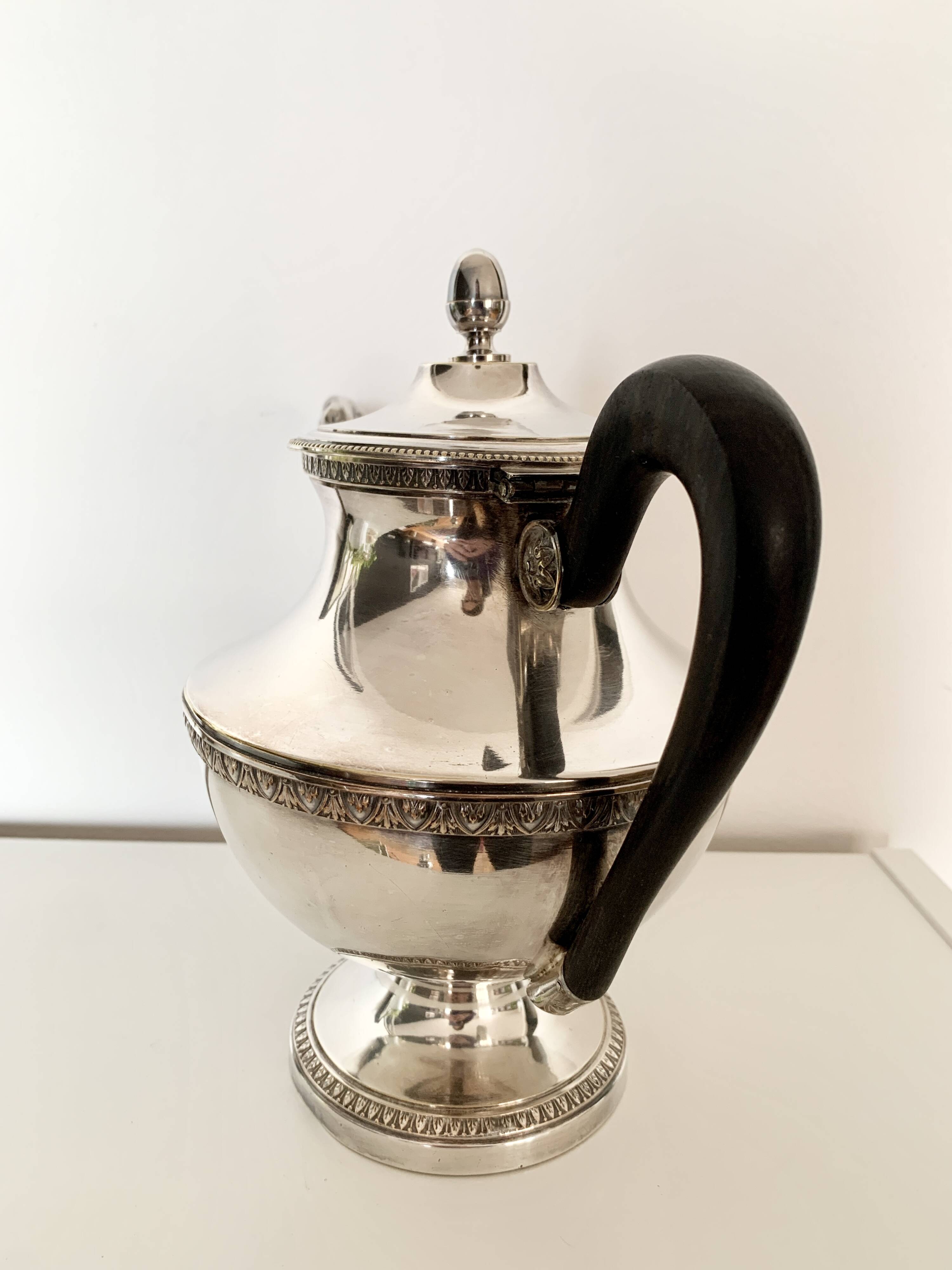 Théière en métal argenté Boulenger