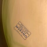 Vintage 80's murano glass pendant light