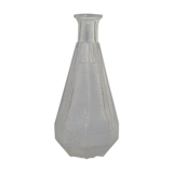 Ancien pichet carafe pot à eau de bistrot en verre moulé 1950s