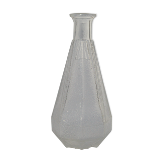Former pitcher carafe bistro water pot in molded glass 1950s