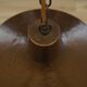 Brass pendant lamp from Denmark, industrial style, 1960s