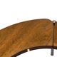 Vintage rosewood coffee table with glass, Denmark, 70s design