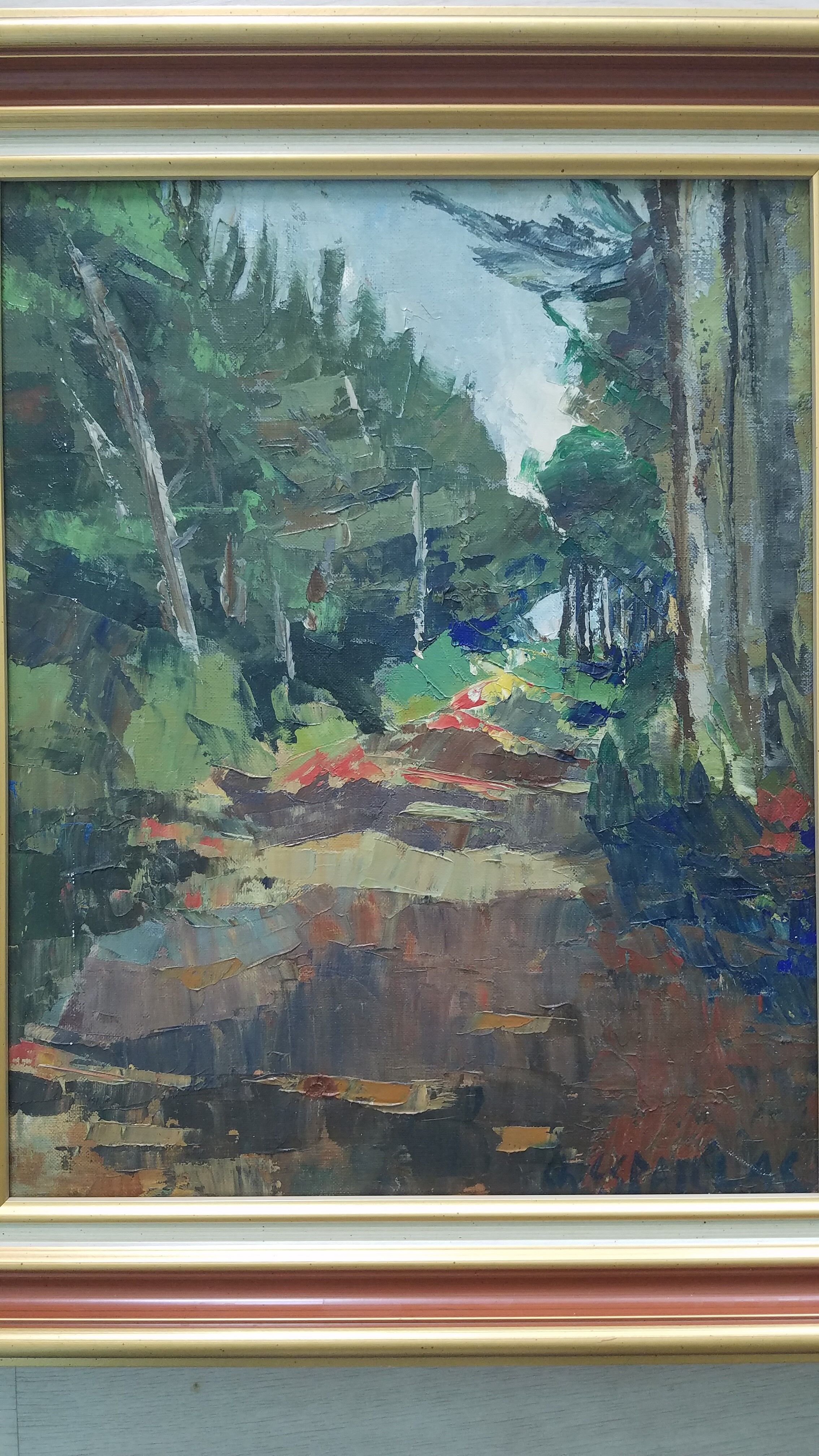 Oil painting on canvas