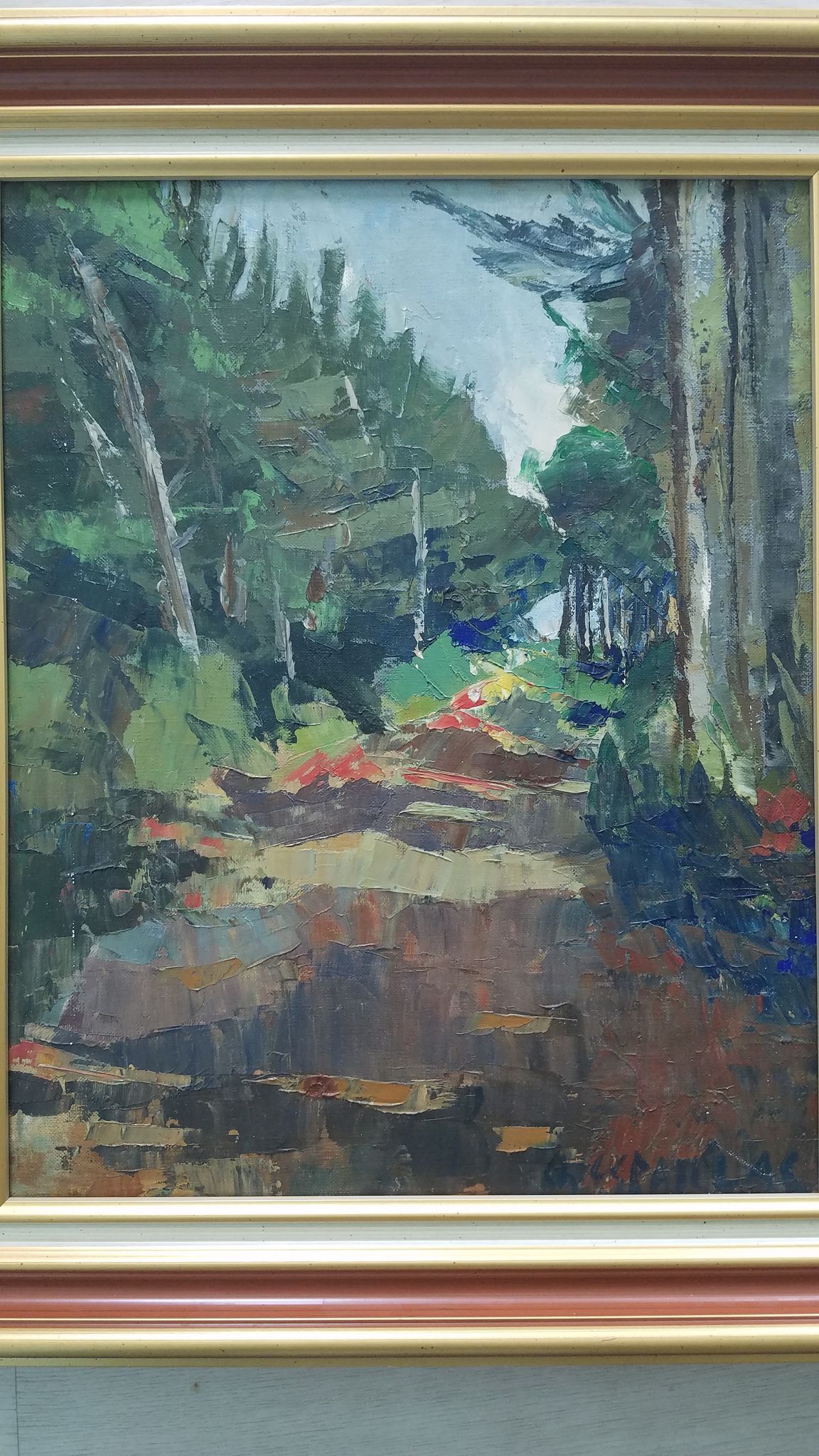 Oil painting on canvas
