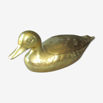 Solid brass duck