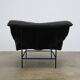 Fauteuil Butterfly vintage en cuir noir par Gerard van den Berg pour Montis