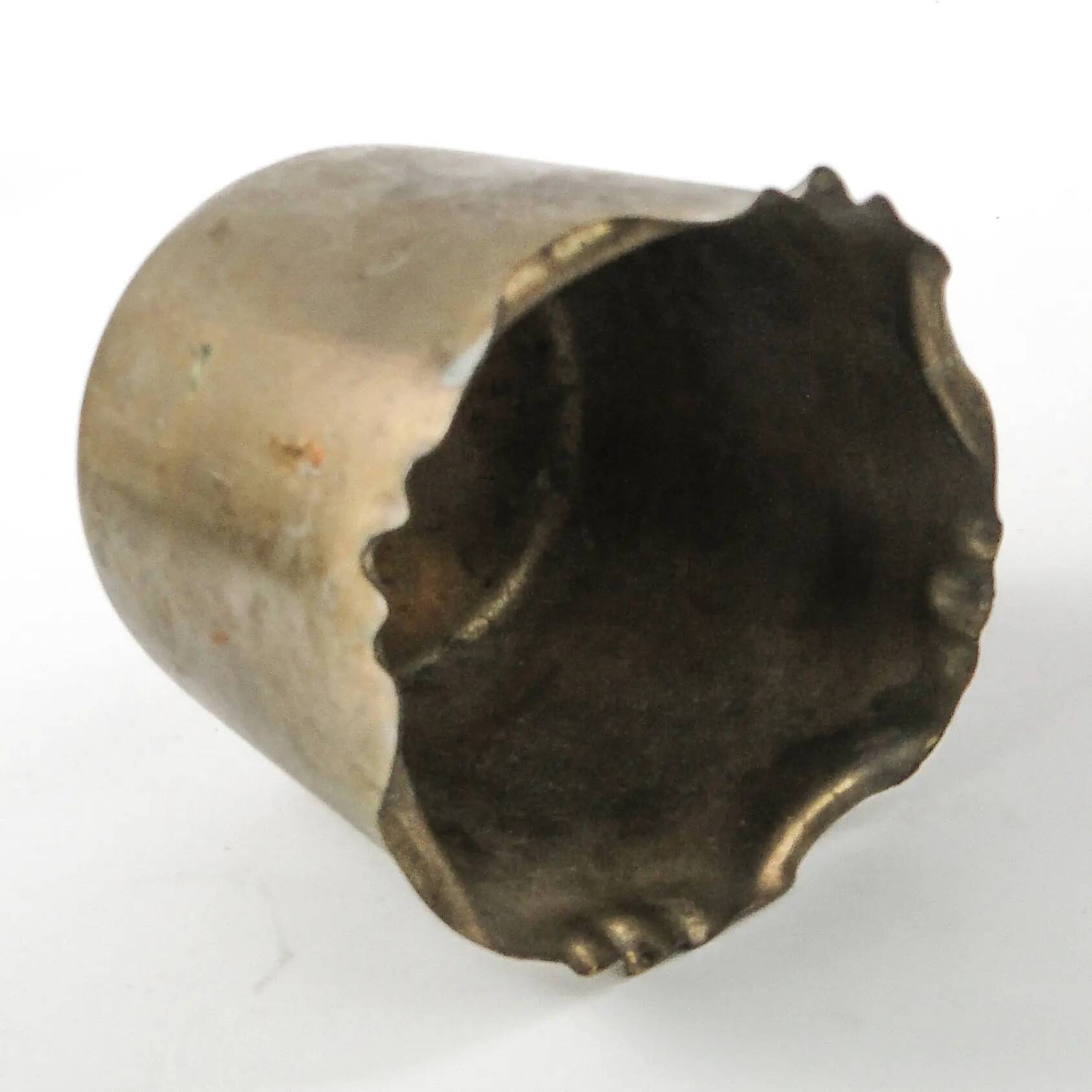 Cigar container, Art Nouveau, brass, Germany, early 20th century