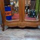 antique walnut carved wardrobe – Louis XV style – mirror doors – 19th century