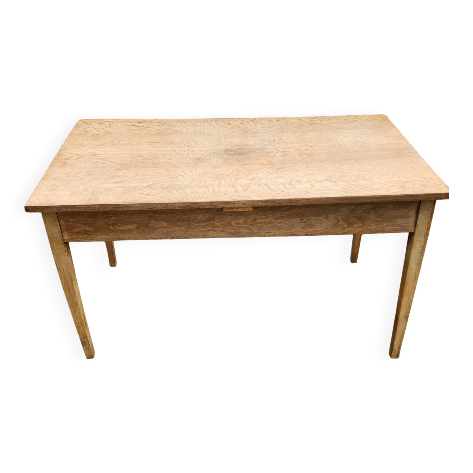 Sanded beechwood table from the 1940s