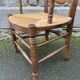 Provencal armchair, straw, vintage, early 20th century.