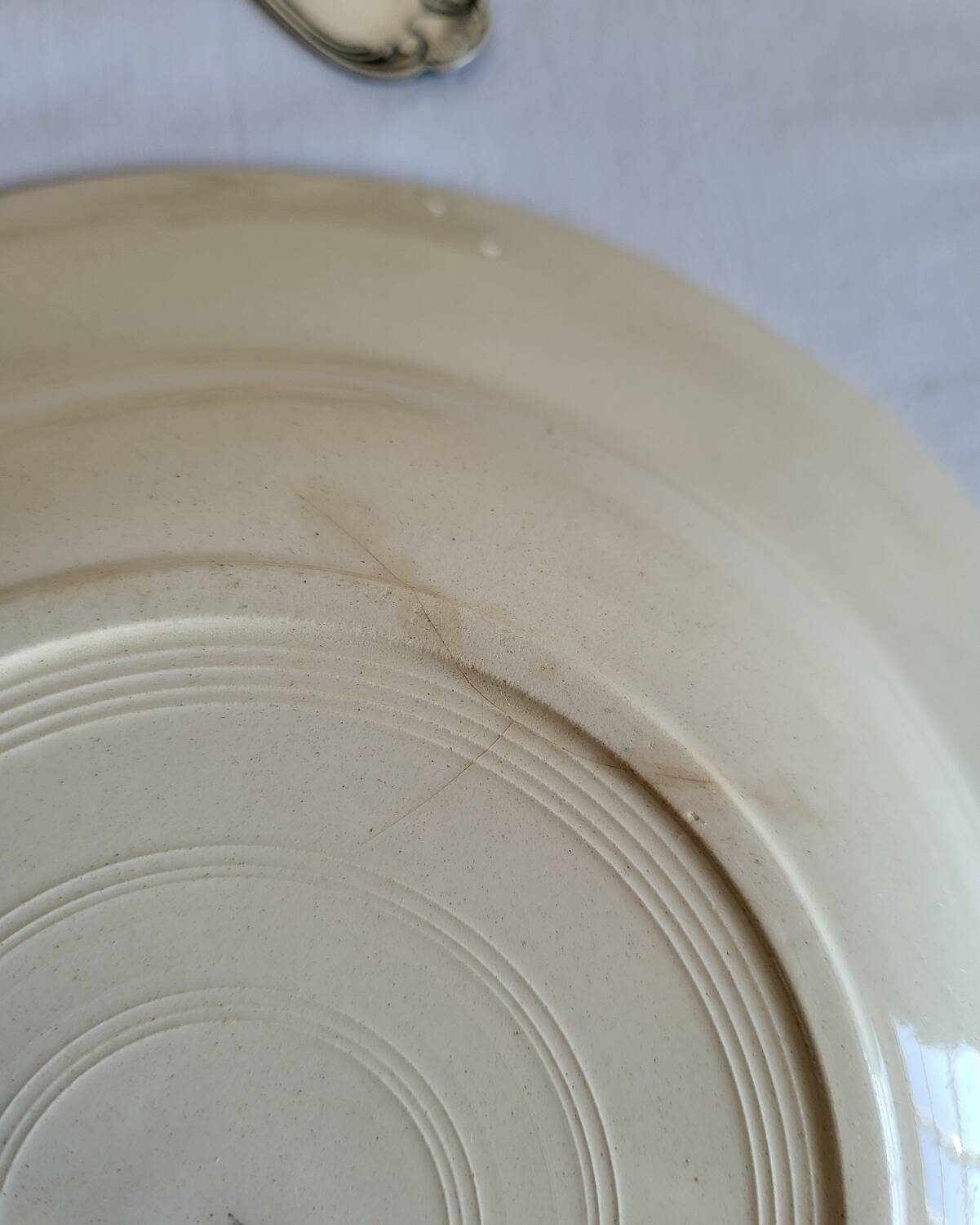7 vintage deep plates in earthenware from Digoin Sarreguemines
