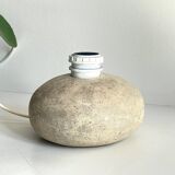Lampe galet pierre naturelle vintage