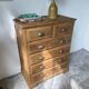 1950 oak chiffonier chest of drawers