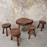 Freeform walnut set 1960