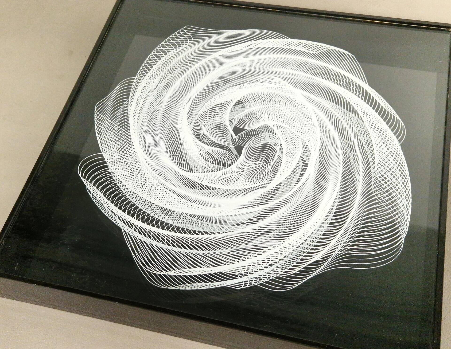 Frank Böttger | Print in box | 1972 computer art